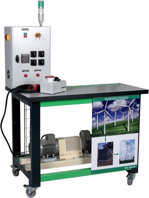 Vindturbin simulator for studie - uten sensor og display