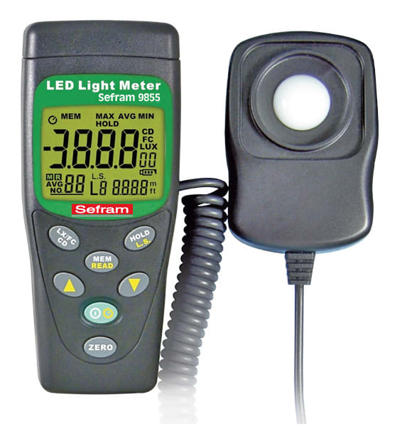 LUX-meter for LED lyskilder