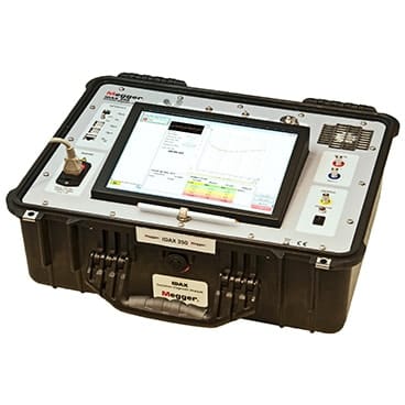 IDAX 350, 3 kanals DFR trafotester med intern PC