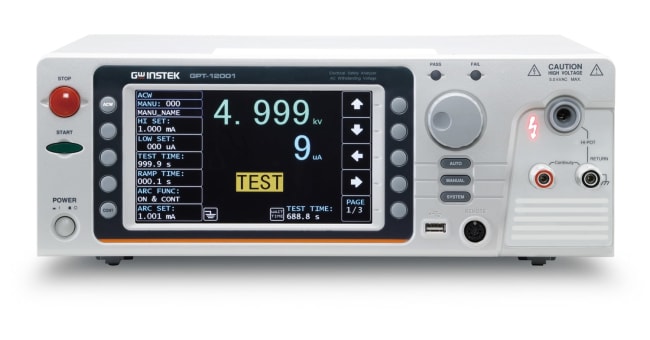 GPT-12002 Elektrisk Sikkerhetsanalysator, Produkttester AC/DC, AC 200VA
