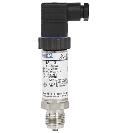 IS-3 Ex godkjent trykktransmitter