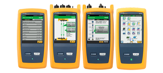 Kabeltester for Kobber, Fiber, OTDR og aktivt nettverk