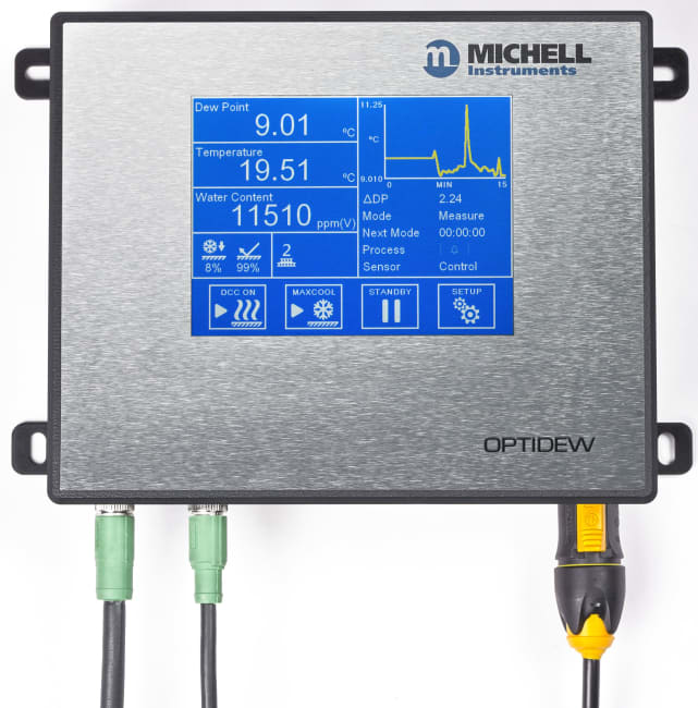 Optidew 501 Chilled mirror hygrometer med display (UKAS)