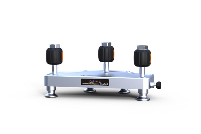 127 Manifold 250bar, 3x 1/4"BSP håndfast