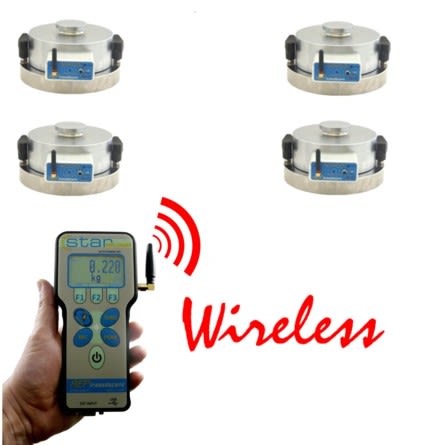 Trådløse dynamometer for kompresjon