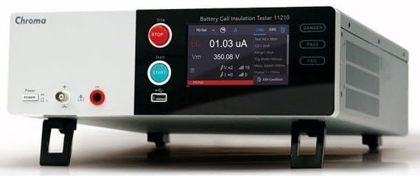 11210, Isolasjonstester for battericeller opp til 1KV (dc)