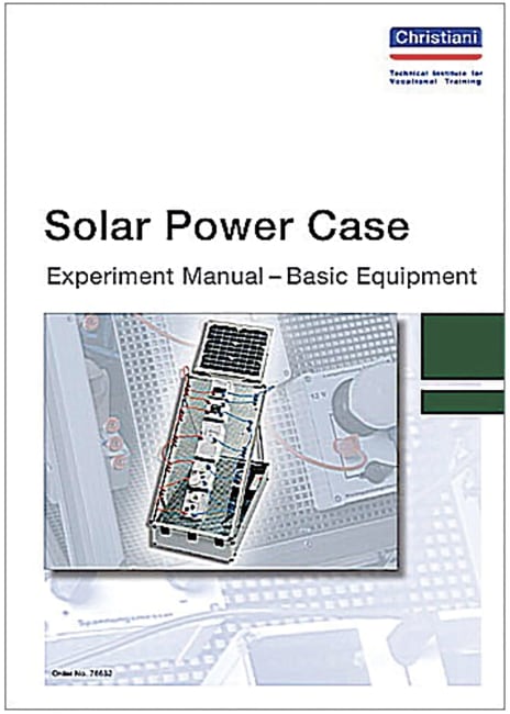 76632 Eksperimenthåndbok for solcellepanel i trillekoffert, Lærer