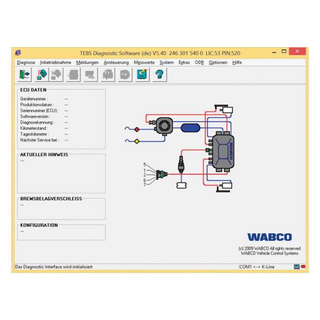 94647 WABCO TEBS Trailer diagnostic program