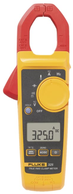 325 Strømtang AC/DC Sann RMS 400A, Kontinuitet