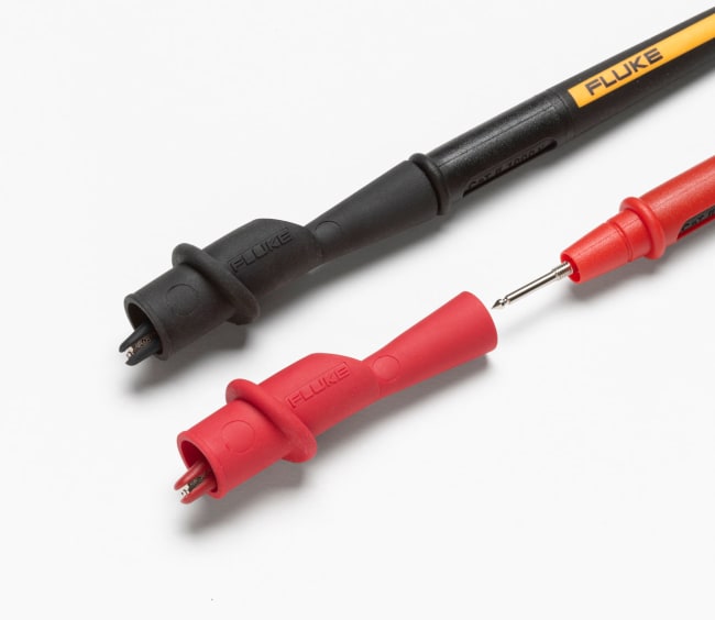 AC175 Krokodilleklemmesett, 1 rød og 1 svart