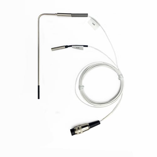 KX9013 Luft + vinklet innstikksføler, 2x2m kabel (termistor)