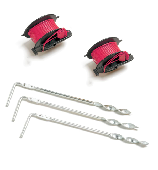 Spyd/kabeltrommel for trepolede målingen med FL1625-2