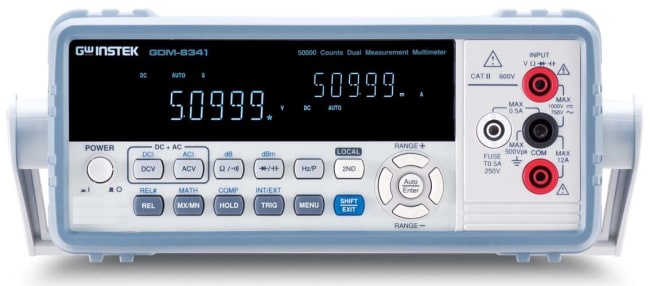 GDM-8341 Benkmultimeter med 4 3/4 Dobbelt display 50 000 Tellinger