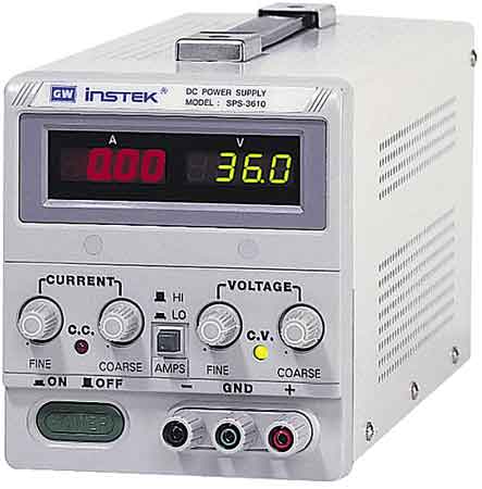 SPS-1820 Strømforsyning DC 0-18V, 0-20A, 360W