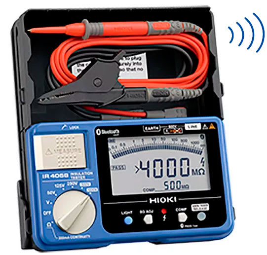 Isolasjonstester 50 til 1000V i 5 områder og Blåtann