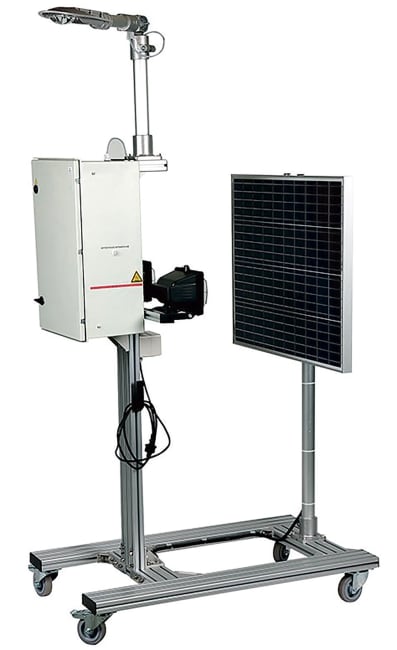 Solcellemodell for drift av offentlig belysning, LED lampe