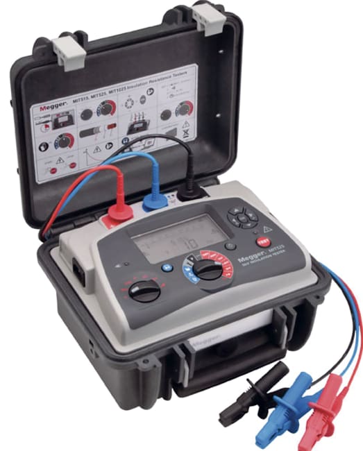 MIT525 5kV Isolasjonstester med PI,DAR,DD,SV samt Ramptest