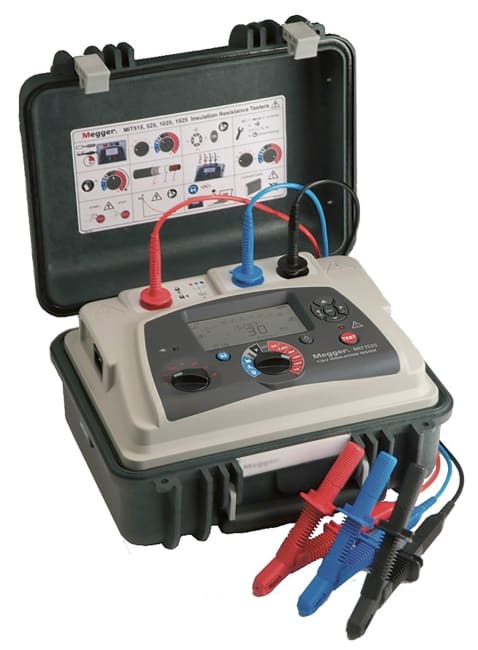 MIT1525 15kV Isolasjonstester med PI,DAR,DD,SV samt Ramptest