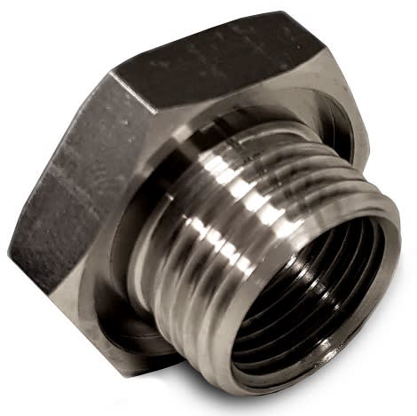 G1/2" BSP (utvendig) til 5/8" UNF (innvendig) adapter