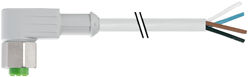 Kabel M12-4pin vinklet, 5m