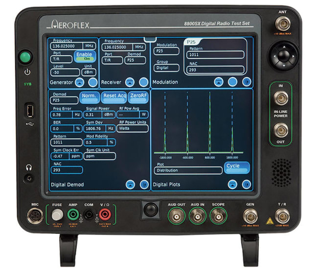 8800SX Radio testsett med innebygd presisjons effektmeter