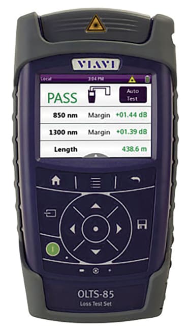 OLTS-85 SmartClass Fiber, Singelmodus Fibersertifisering