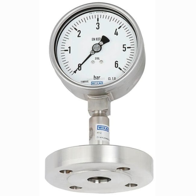 DSS26M Manometer med flens