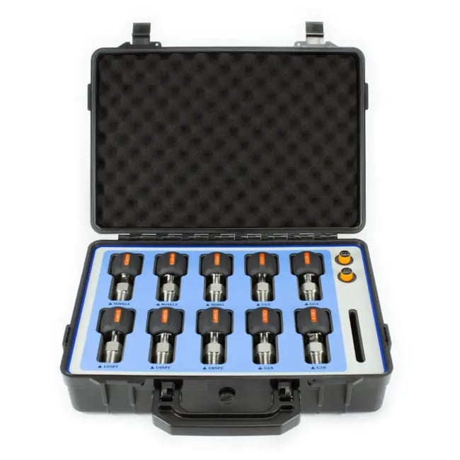 103 Adapterkit 1000bar, BSP, med koffert, håndfast (10 deler)