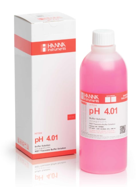 Bufferløsning pH 4,01, 500 ml