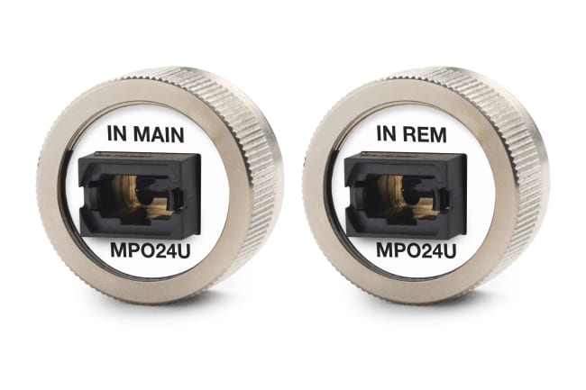 CertiFiber MAX MM/SM adapter (for testing av MPO24 uten pinner)