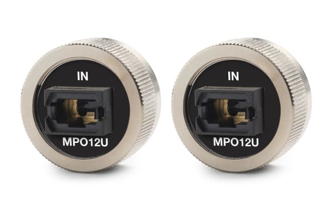 CertiFiber MAX MM/SM adapter (for testing av MPO12 uten pinner)