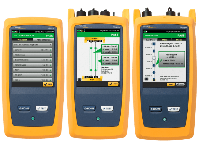 Networks DSX2-Serie Kobber og fiber Nettverk sertifiserings test Instrumenter