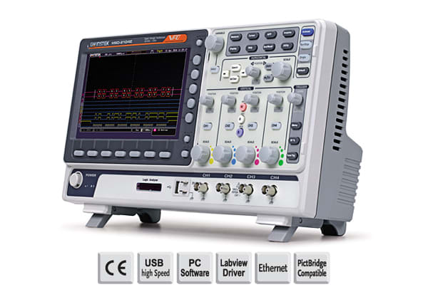 MSO-2000E Serie for Mikset Signal Oscilloskop > 200MHz, 2 / 4 kanaler
