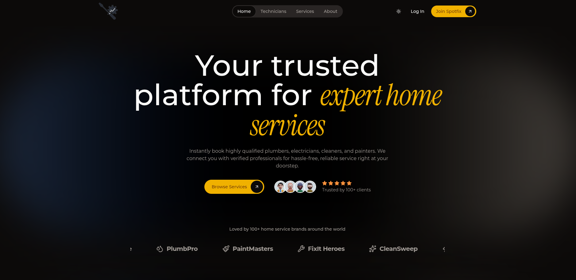 Spotfix project preview