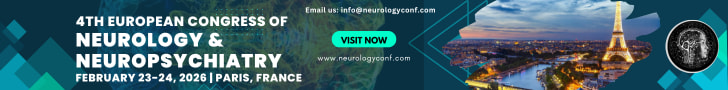 4TH EUROPEAN CONGRESS OF NEUROLOGY &
NEUROPSYCHIATRY
FEBRUARY 23-24, 2026 | PARIS, FRANCE
