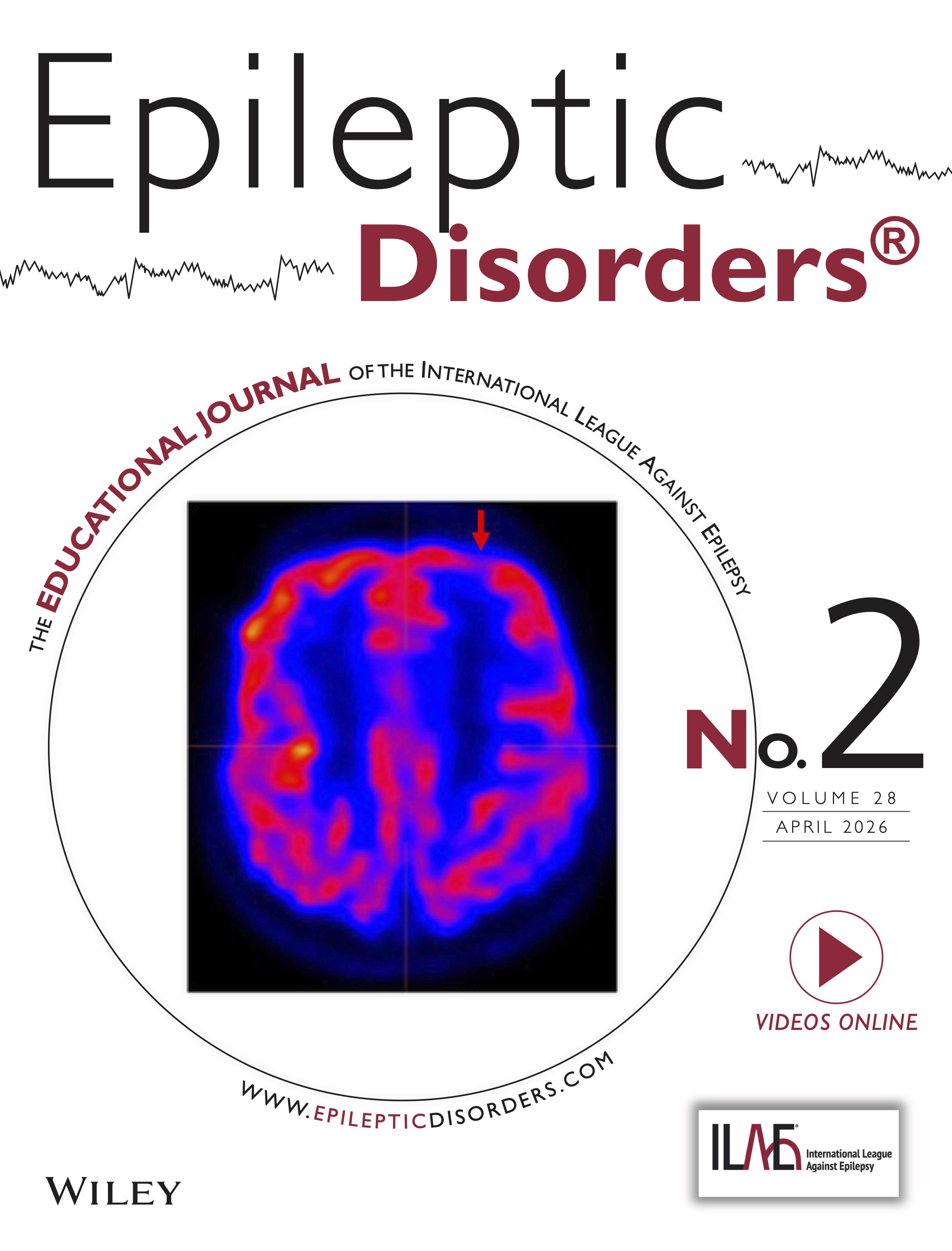 Epileptic Disorders
The Educational Journal of the International League Against Epilepsy
No. 2
Volume 28
April 2026
www.epilepticdisorders.com
Videos online
Wiley