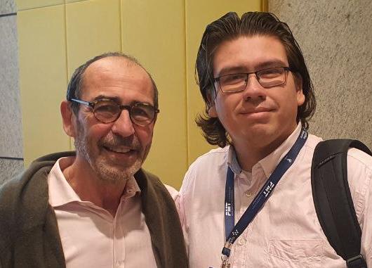 With Dr. Philippe Kahane at the SEEG Workshop in Sao Paulo.