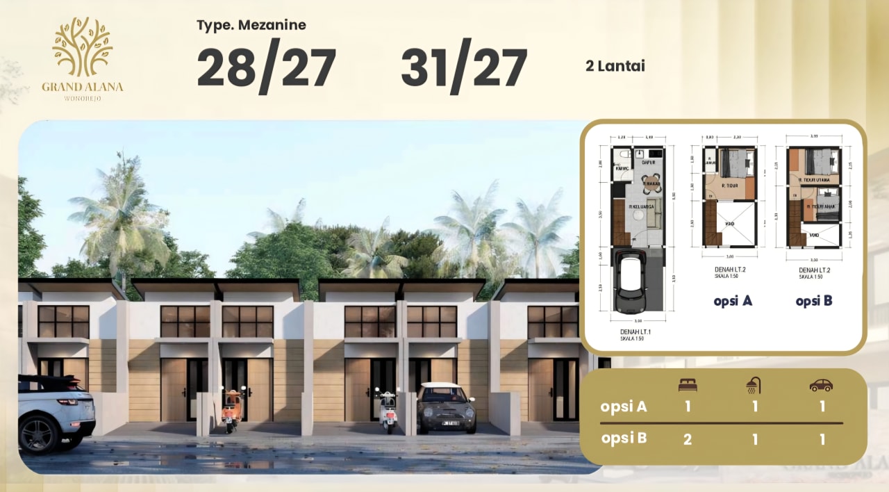 1 Setengah Lantai Grand Alana Surabaya Timur, Surabaya