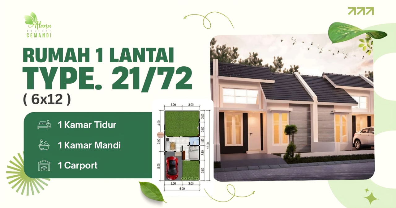 Rumah Termurah di Sidoarjo, Cemandi - Sidoarjo