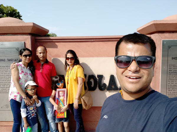 Raj Ghat visit