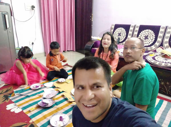 Having good time in Dwarika