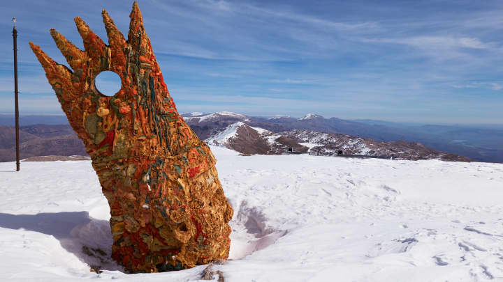 Nemrut dağı: con i piedi nella neve in Turchia