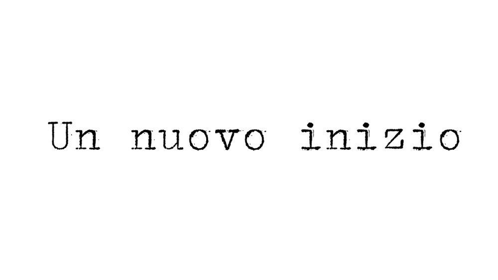 Un nuovo inizio