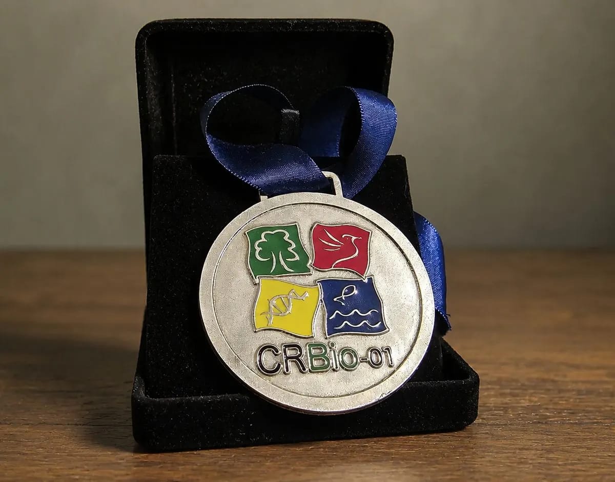 Medalha Paulo Nogueira Neto concedida pelo Conselho Regional de Biologia