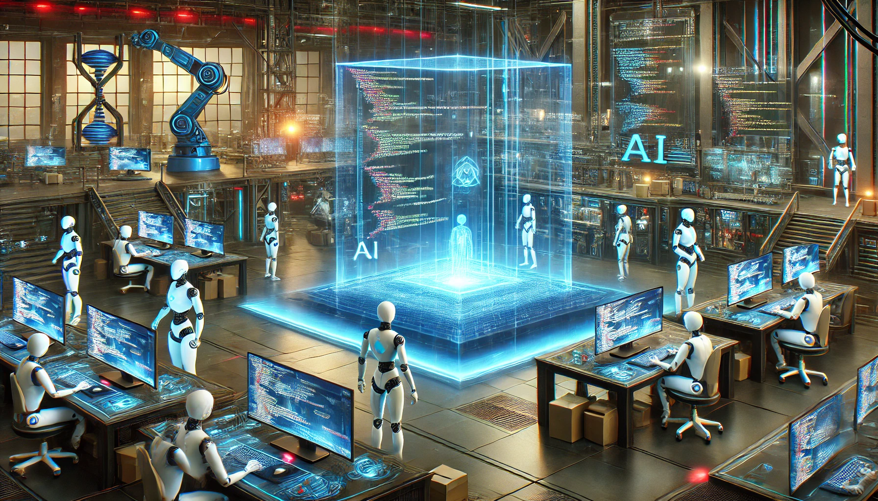 Ilustrasi Masa Depan Pemrograman dengan AI