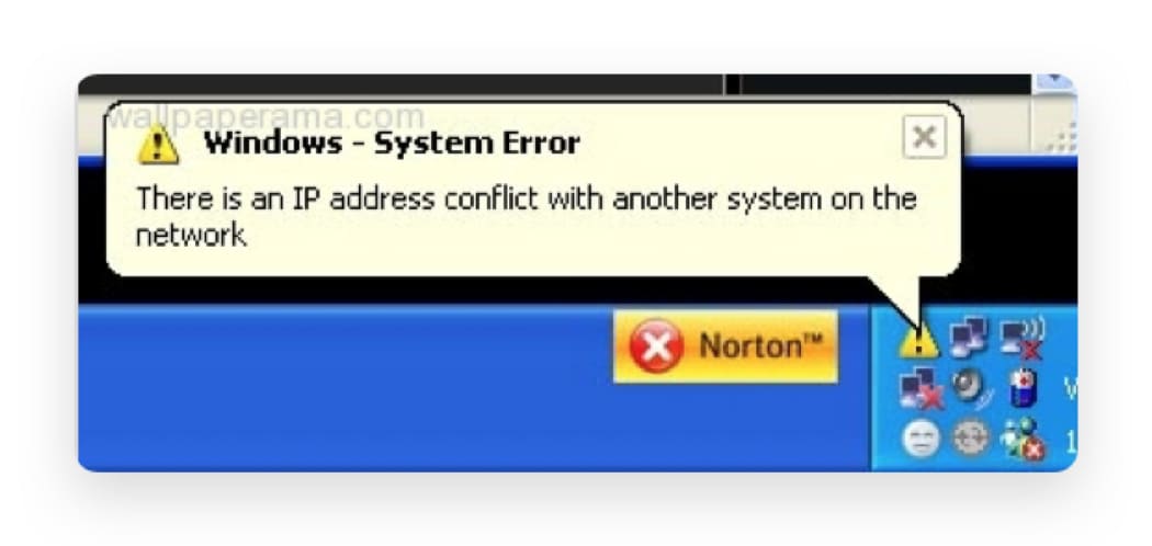 System-error-ip-conflict