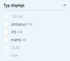 Množství odpovídajícího zboží a 0