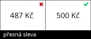 Přesná sleva