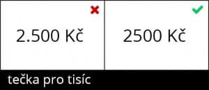 Zbavte se tečky