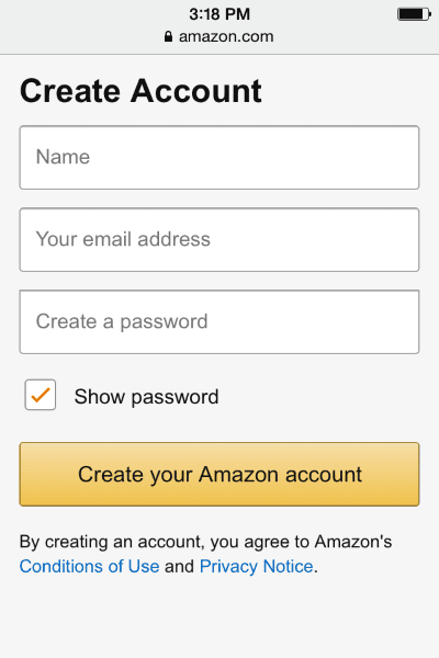 Amazon a inline popisy polí